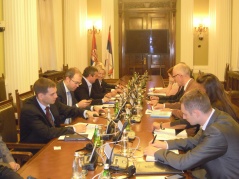 20 September 2012 The members of the Defence and Internal Affairs Committee in meeting with the NATO’s expert team for Building Integrity Projects